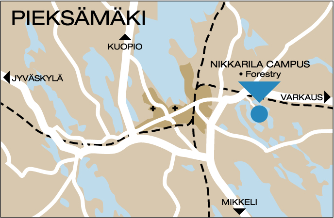Pieksamaki map